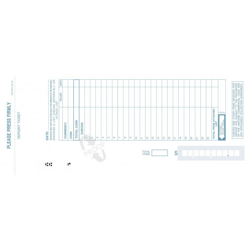 Booked Deposit Tickets - Classic (100018) - Deposit Slips - Business Checks Booked Deposit Tickets - Classic (100018) - Deposit Slips - Business Checks