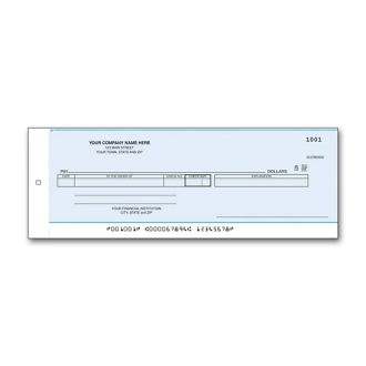 Cash Disb Center Check