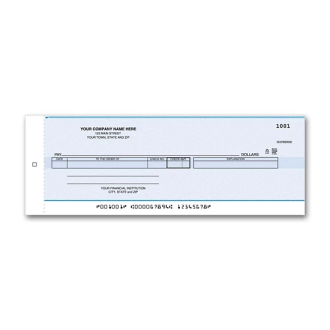 Cash Disb Center Check