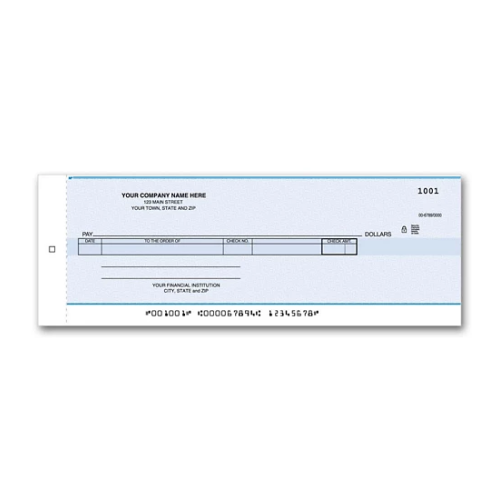 Cash Disb Center Check 