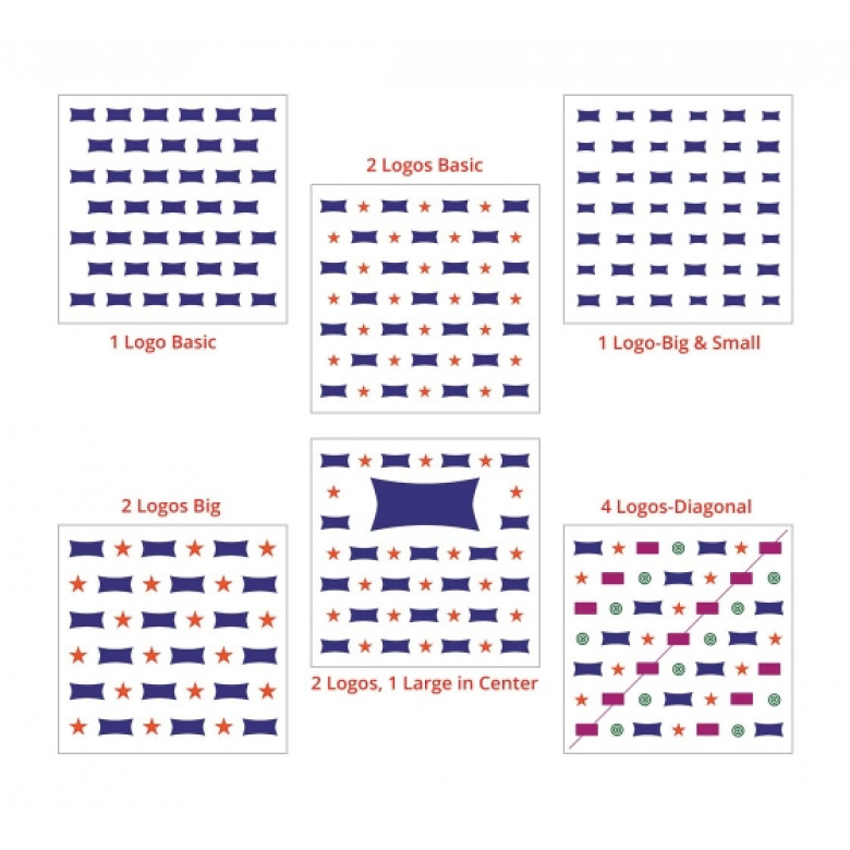 8 ft x 8 ft Step and Repeat Fabric Pop Up Straight Display