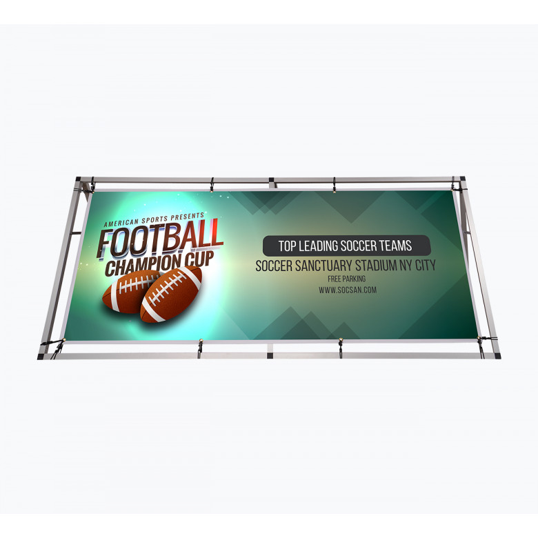 Horizontal A Frame with Banner