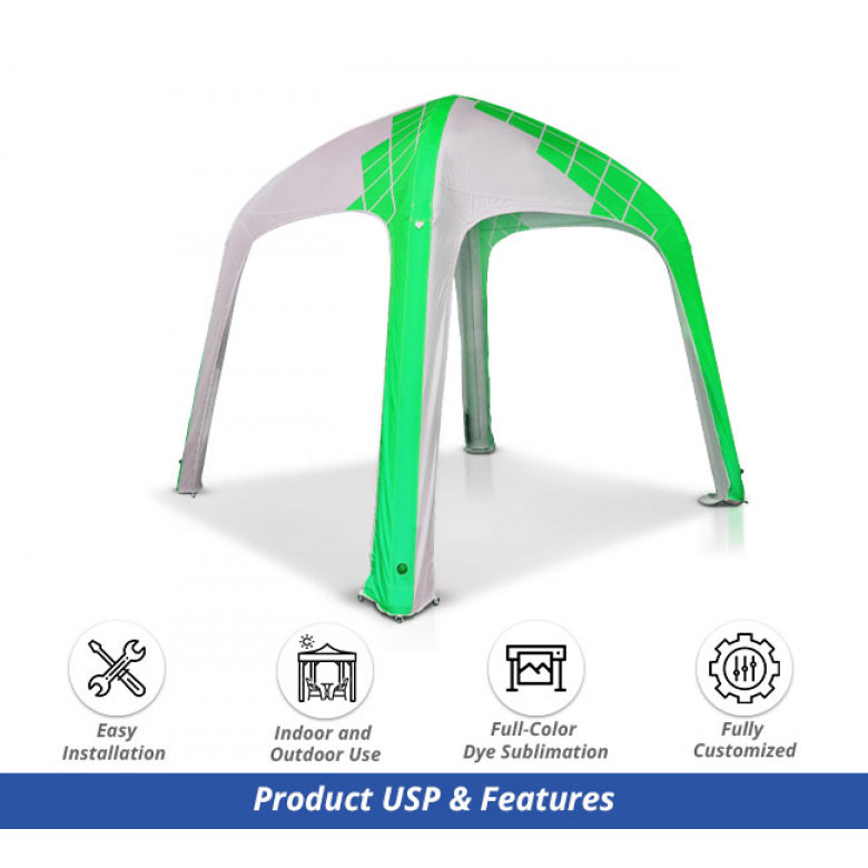 Custom Printed Inflatable Dome Tent - Design 3