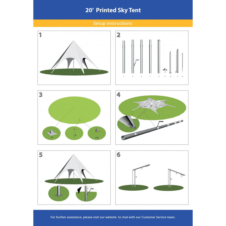 Custom Star Tent
