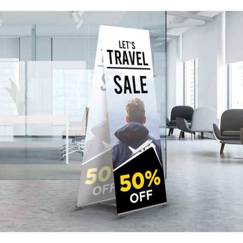 LT Banner Stands Double Sided