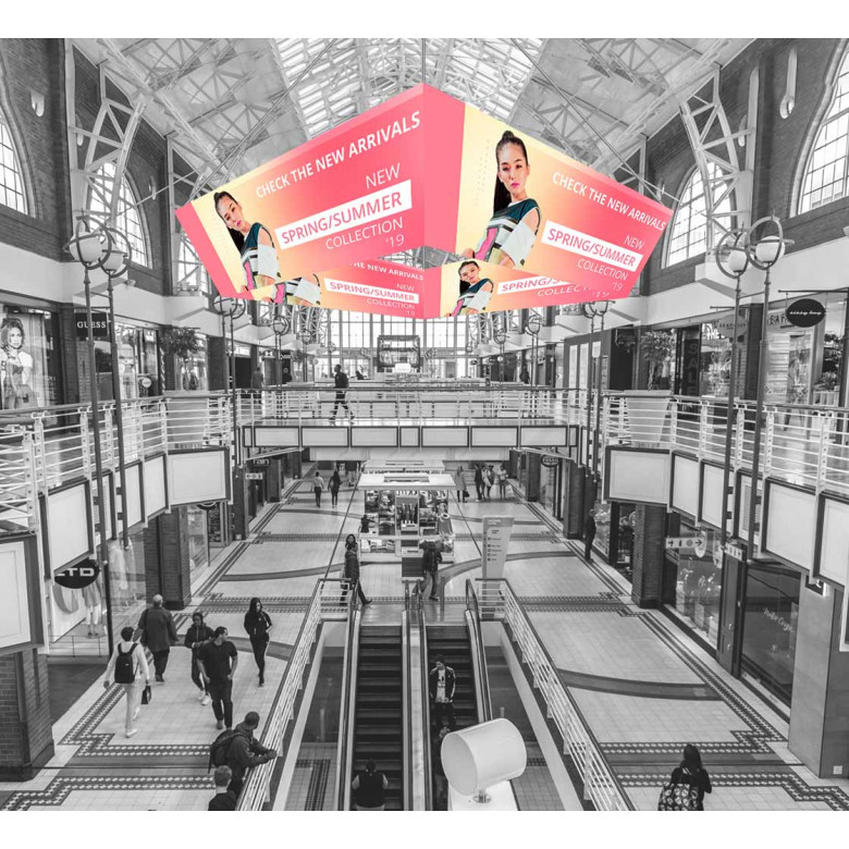 Sky Tube Tapered Square Hanging Banners