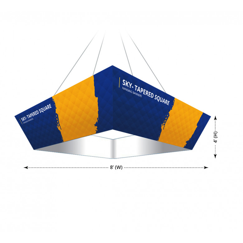 Sky Tube Tapered Square Hanging Banners