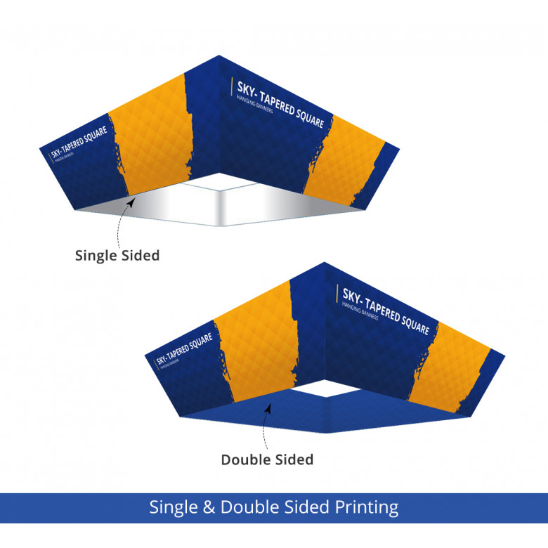 Sky Tube Tapered Square Hanging Banners