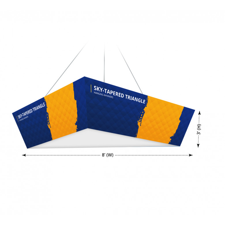 Sky Tube Tapered Triangle Hanging Banners