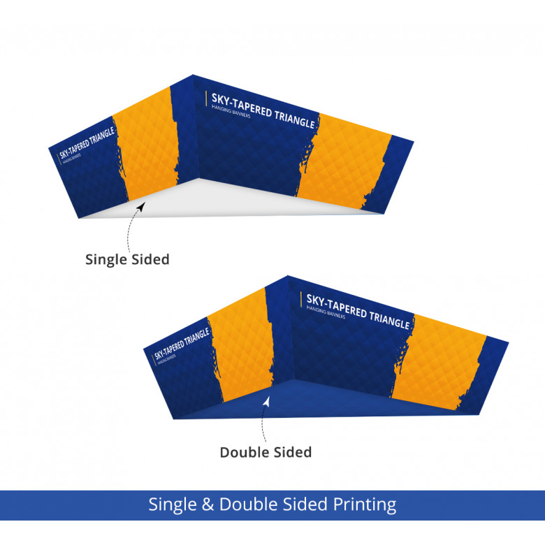 Sky Tube Tapered Triangle Hanging Banners