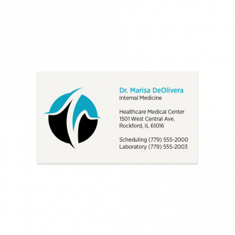 2 Color Premium Business Cards || Business Cards || Flat Print, 1 Sided