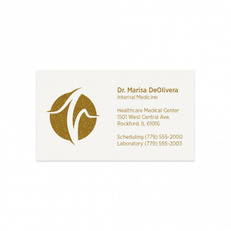 1 Custom Color Premium Business Cards || Business Cards || 1 Sided, Raised Print