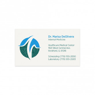 2 Custom Color Premium Business Cards || Business Cards || 1 Sided, Raised Print