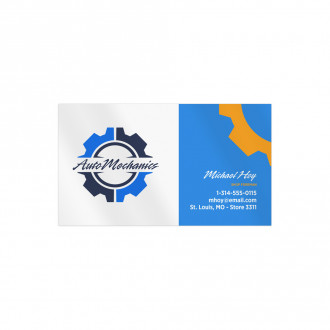 15 mil. Synthetic Business Cards || Business Cards || 1 Sided