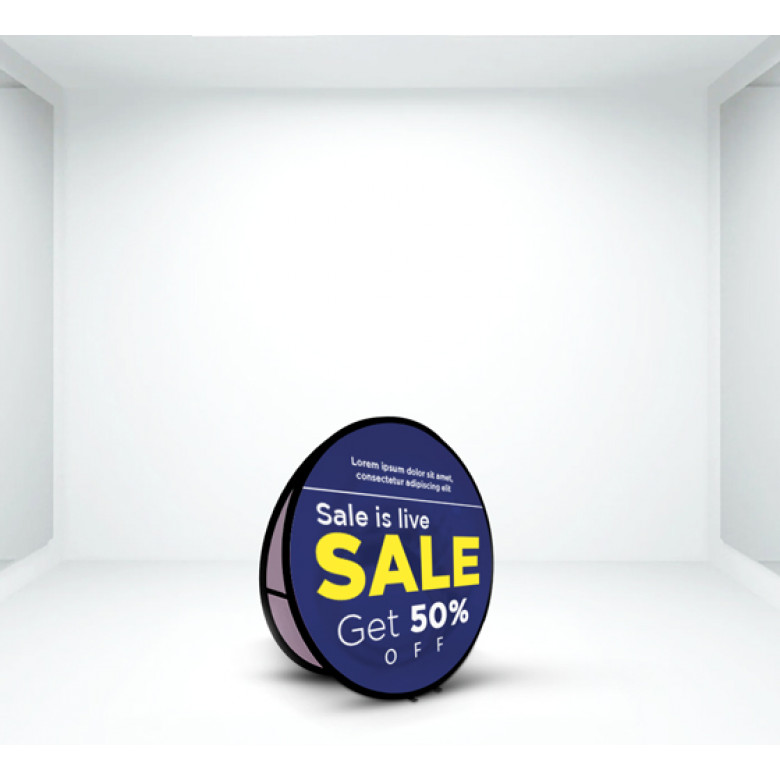 Circle Pop Up Banners