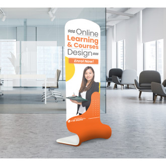 Fabric Display Stand Snake B