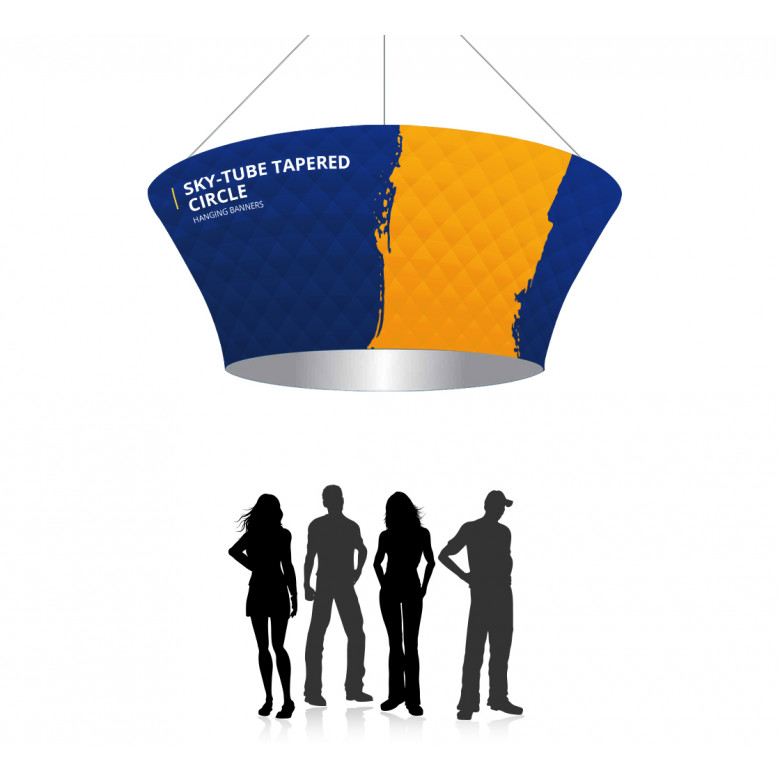 Sky Tube Tapered Circle Hanging Banners