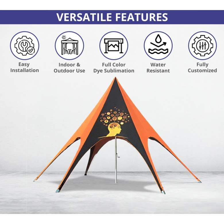 Custom Star Tent