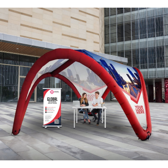 Custom Printed Inflatable Dome Tent - Design 2