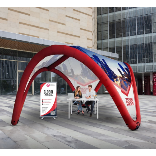 Custom Printed Inflatable Dome Tent - Design 2 