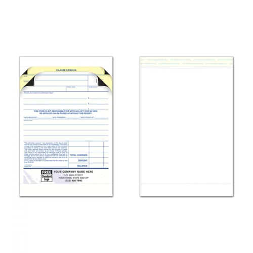 Jewelry Repair Order Forms with Envelope 