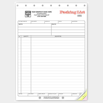 Shipping Forms