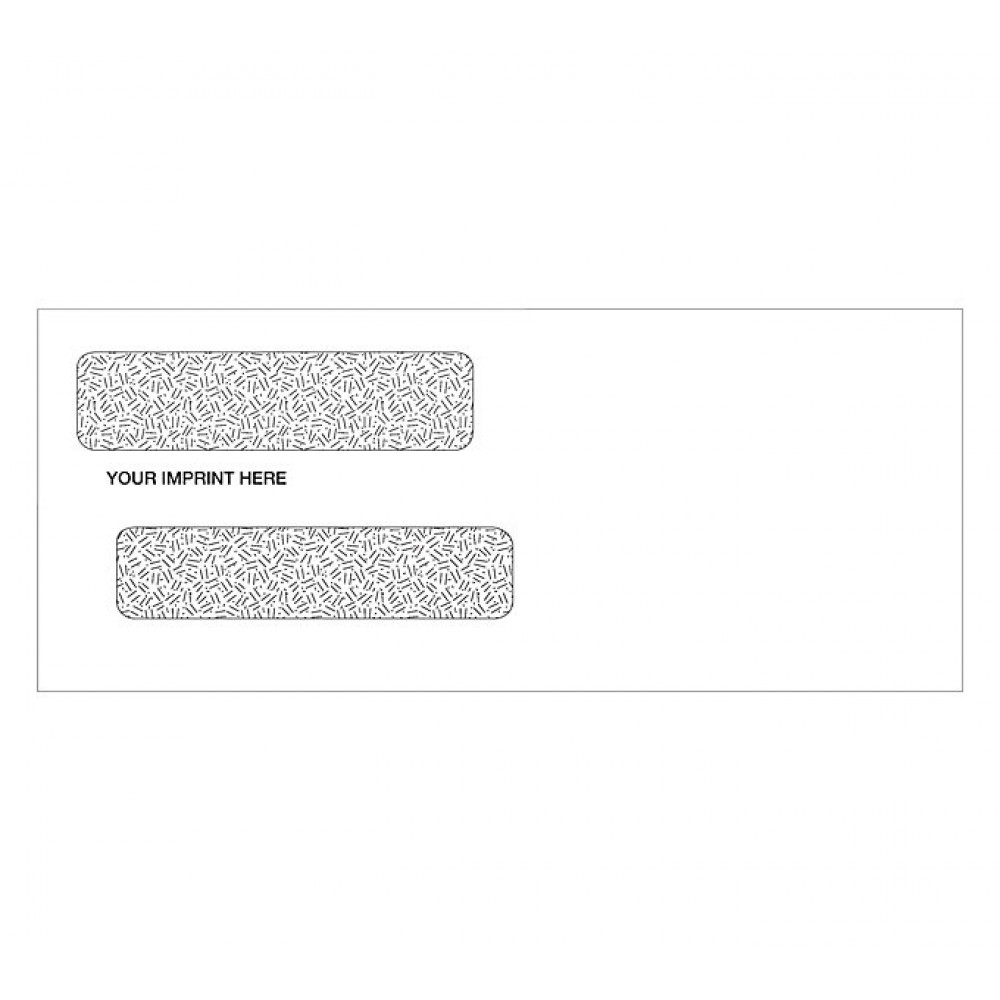 Double Window Envelopes for Computer Checks