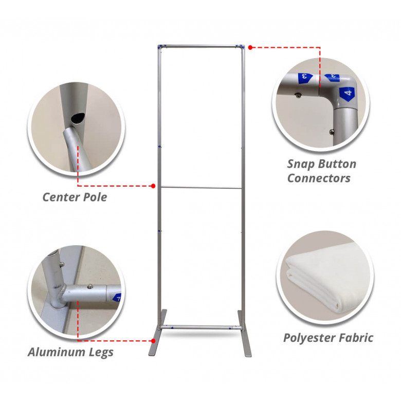 Economy EZ Extend Fabric Display Stand