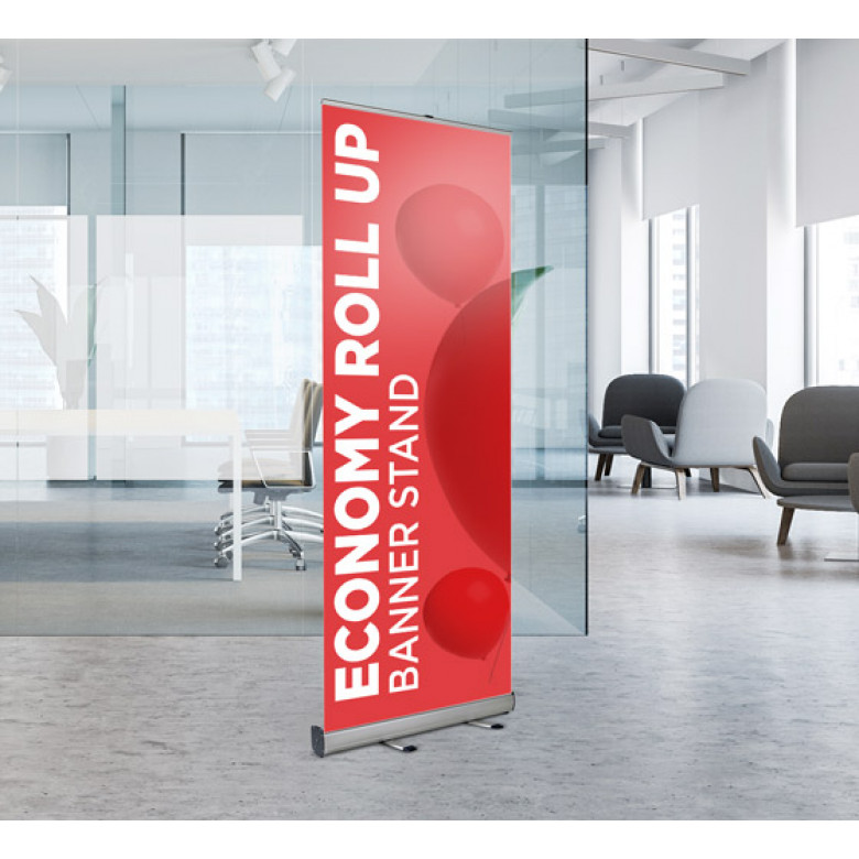 Economy Roll Up stands