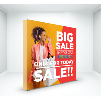 Fabric Pop Up Straight Display