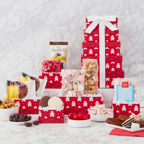 Snowman Tower of Treats Snowman Tower of Treats