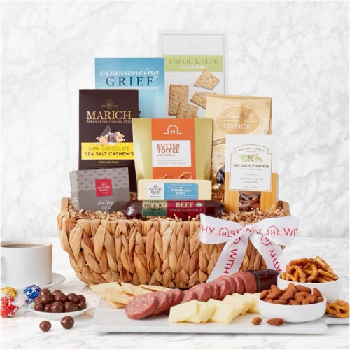 Caring Condolences Gift Basket Caring Condolences Gift Basket