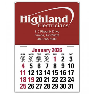 2026 Stick Up Calendar Rectangle