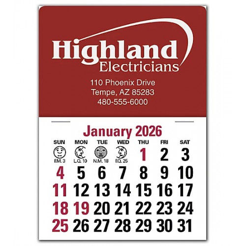 2026 Stick Up Calendar Rectangle 