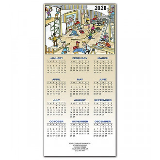 This New House Contractor & Builder Calendar Cards