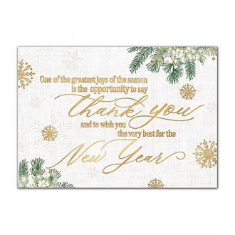 Glistening Gratitude Holiday Cards