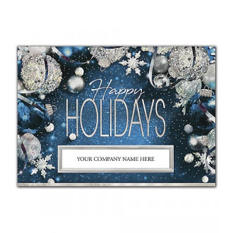 Lustrous Ornaments Holiday Cards