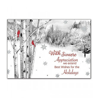 Perched on a Birch Holiday Cards