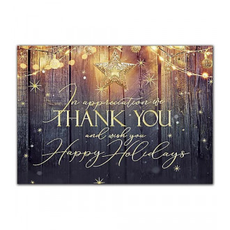 Rustic Glow Holiday Cards