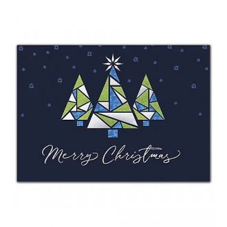 Stained-Glass Trio Christmas Cards
