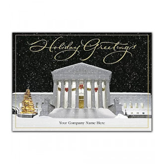 Jolly Justice Attorney Legal Holiday Cards