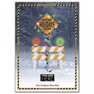 Holiday Zone Contractor & Builder Christmas Logo Cards