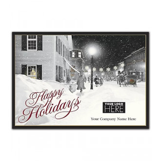 Vintage Dream Holiday Logo Cards