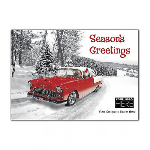 Classically Cool Holiday Logo Cards 