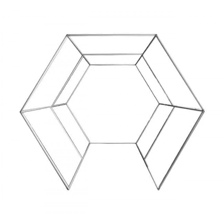Hexagonal Vogue Booth Enclosure