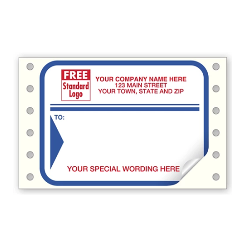 Continuous Mail Label with Border Choice Continuous Mail Label with Border Choice