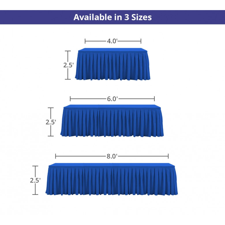 Pleated Table Covers