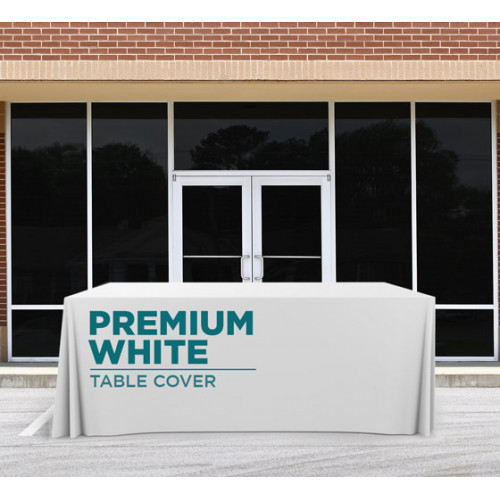 Premium White Table Covers & Throws 
