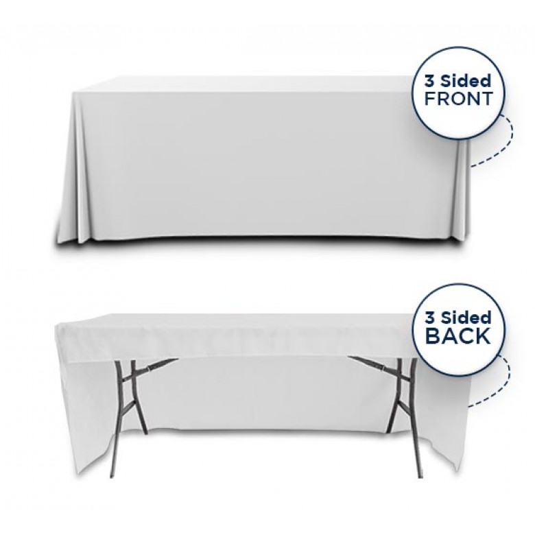 Premium White Table Covers & Throws