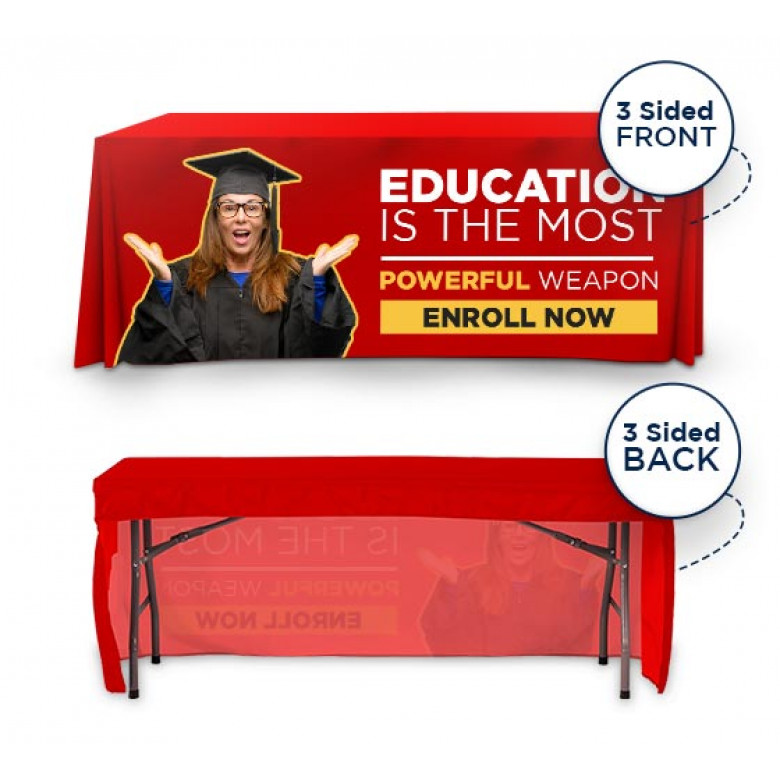 Premium Full Color Table Covers & Throws